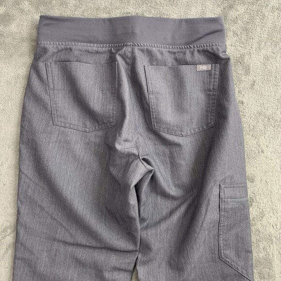 Figs Scrub Pants Womens XS Petite Zamora Jogger Nurse Workwear Graphite Medical - Picture 16 of 16